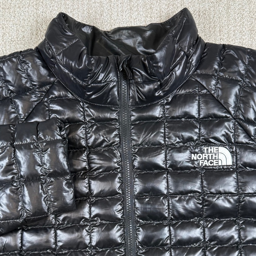 NEW The North Face Womens 3XL Black ThermoBall Eco Quilted Puffer Jacket
